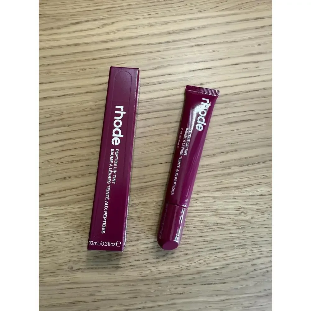 NIB Rhode Peptide Lip Tint Nourishing Glaze Raspberry Jelly